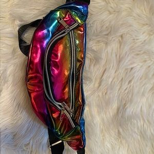 Iridescent Rainbow Belt Bag/ Fanny Pack